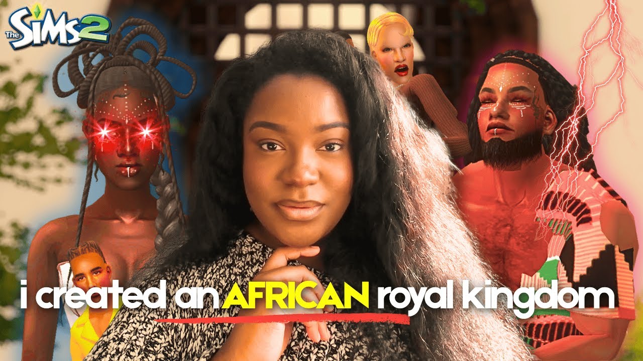 i created an AFRICAN KINGDOM 👑🌍 in Sims 2… yes i’m extra 😅 (hyperfixate w/me + longplay) | #sims2 