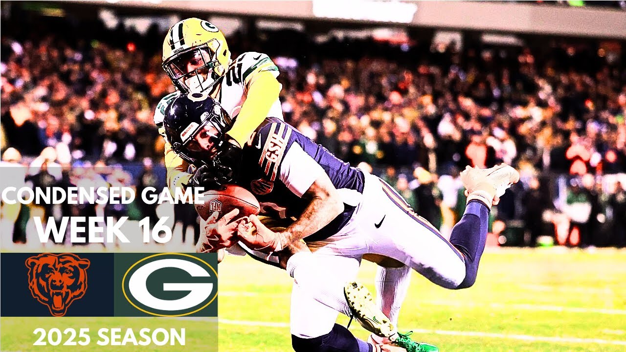 Bears vs Packers 2025 Week 16 Condensed Game | NFL Highlights