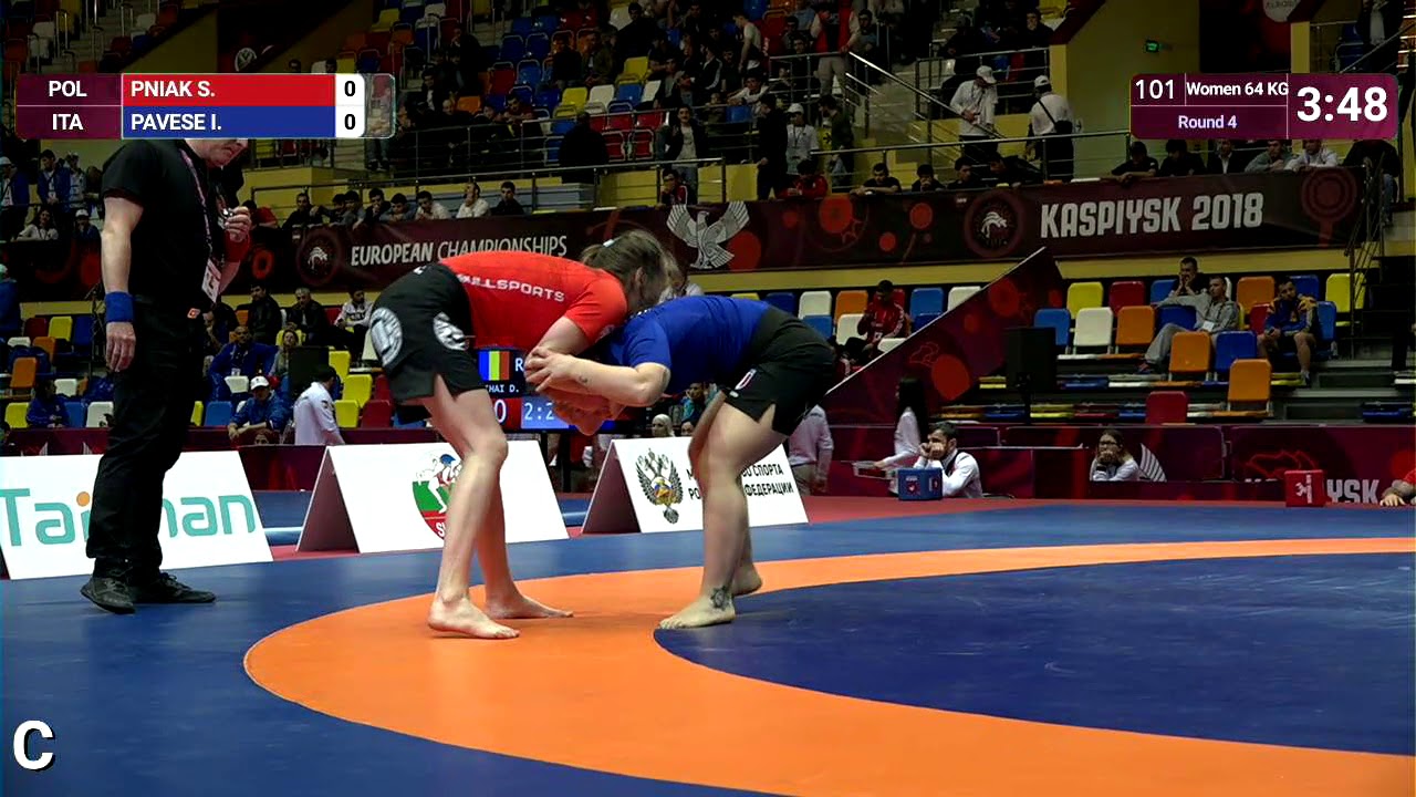 Round 4 Women - 64 kg: S. PNIAK (POL) v. I. PAVESE (ITA)