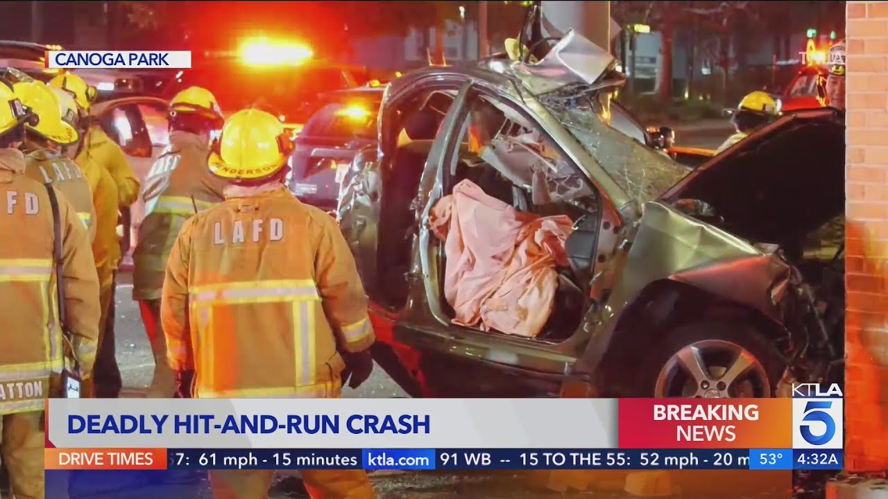 Street racing suspected in deadly Canoga Park crash