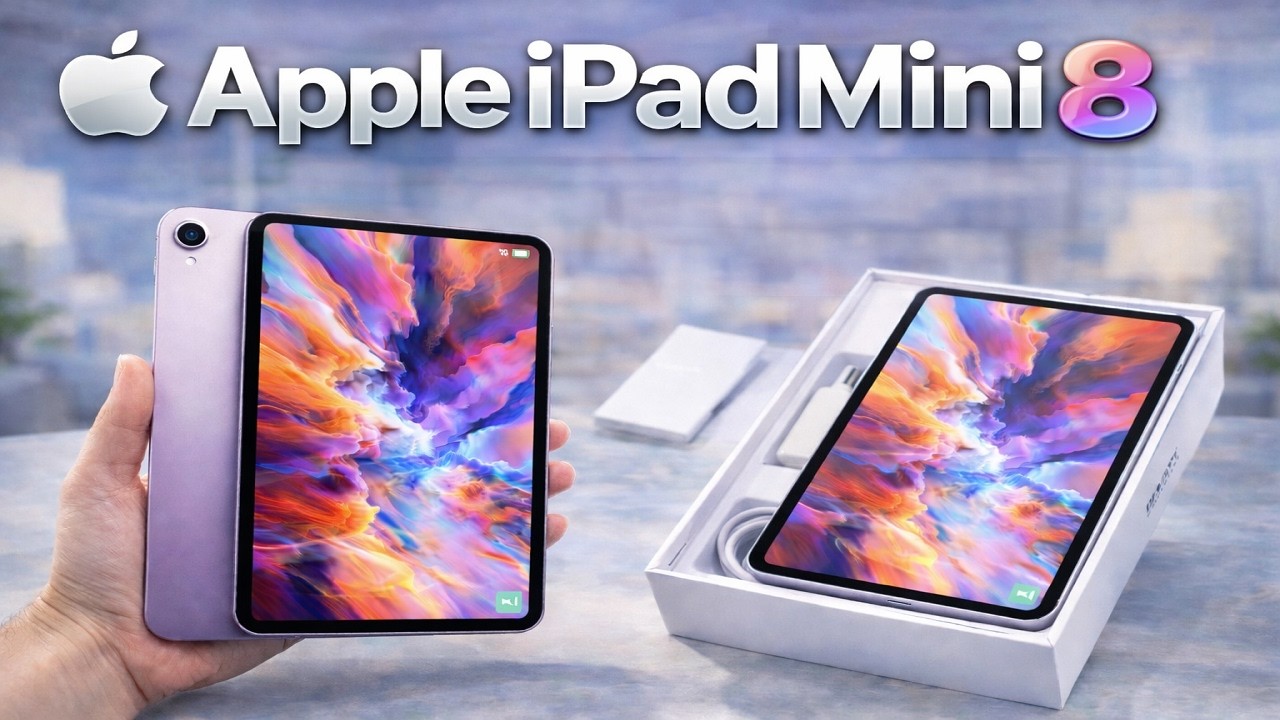 Первый взгляд и распаковка Apple iPad Mini 8 — OLED-дисплей, процессор A19 Pro и многое другое?