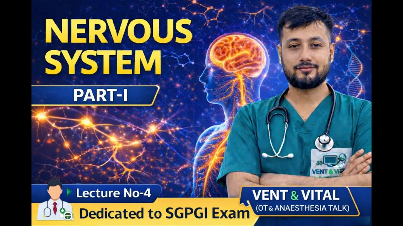 NERVOUS SYSTEM - इस video में हम Nervous System – PART-I को basic से exam-oriented तरीके से समझेंगे।