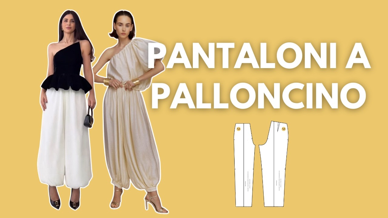 Come creare il cartamodello dei Balloon Pants (Pantaloni a palloncino)