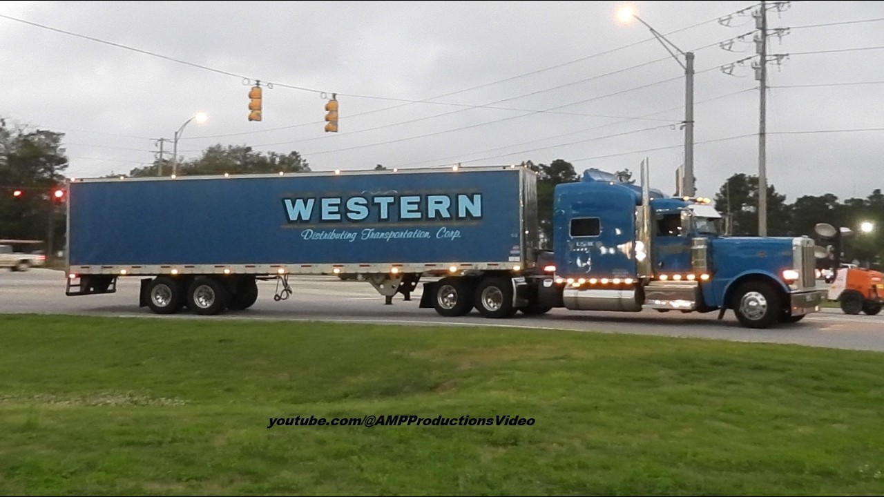Blue Peterbilt Chrome & Highway Heavyweights