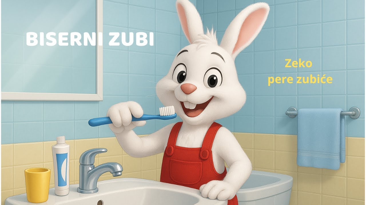 Biserni zubi - Zeko pere zubiće, pjesme za djecu