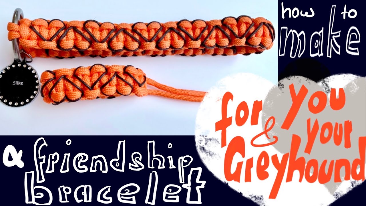 How to make a friendship bracelet for you & your Greyhound
