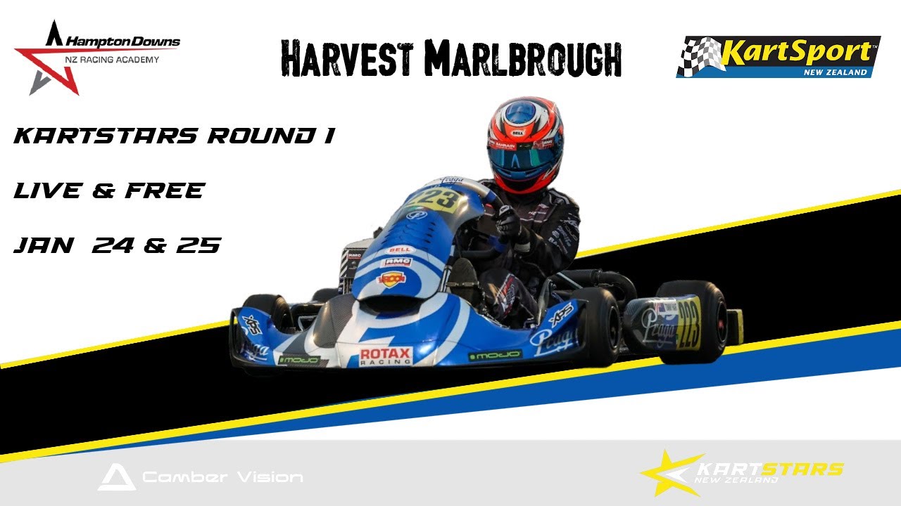 Day 1 | 2026 Hampton Downs NZ Racing Academy KartStars Round 1 | Harvest Marlborough | Day 1