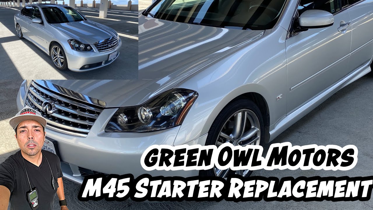 Infiniti M45 M35 Starter Replacement Ultimate DIY