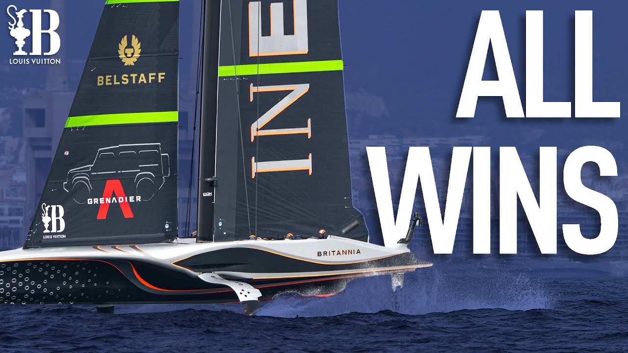 INEOS Britannia 🇬🇧 | ALL WINS | Louis Vuitton Cup & Louis Vuitton 37th America's Cup
