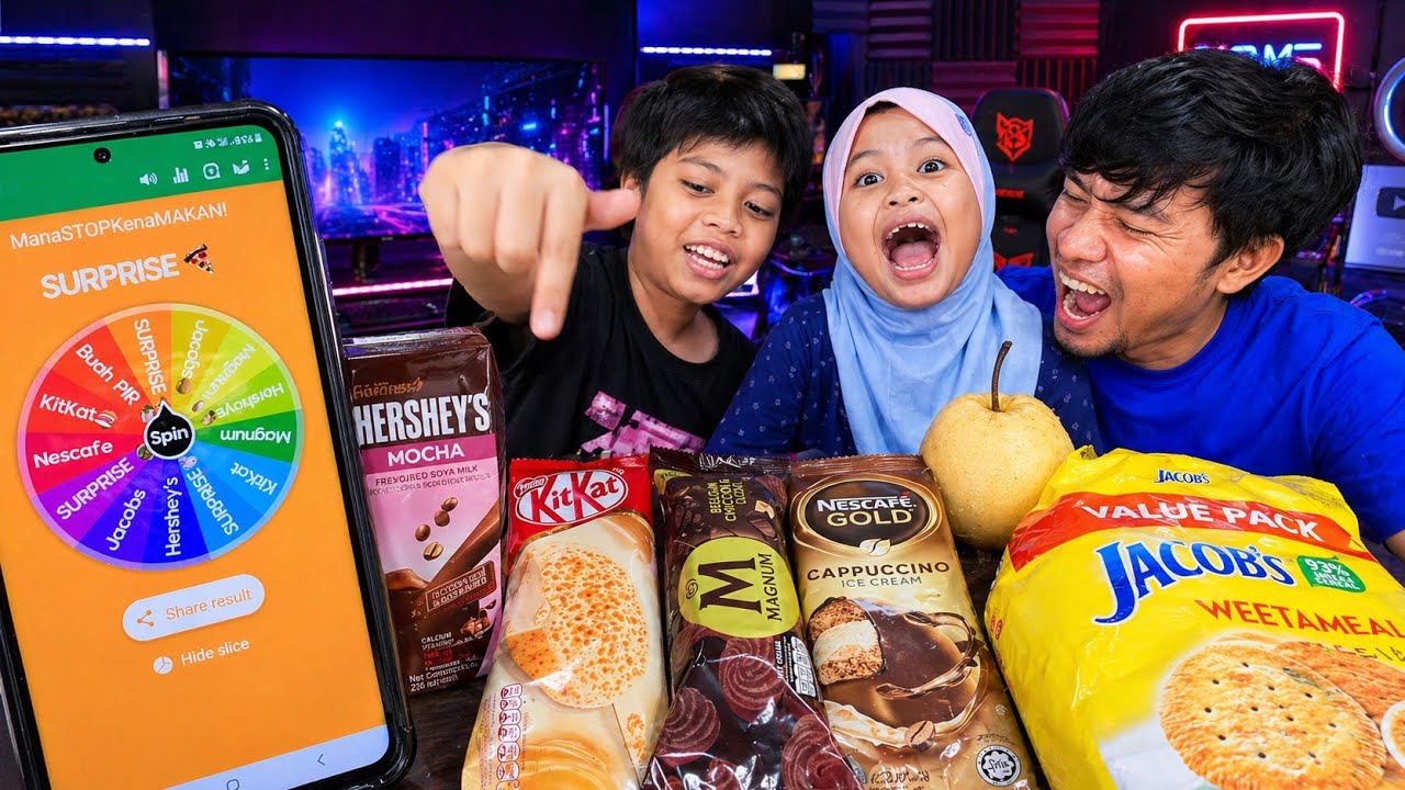 Mukbang KitKat Hersheys Magnum luxe, Nescafe Cappuccino ice cream, Jacob's Pir fruit | FAMILYZOLA