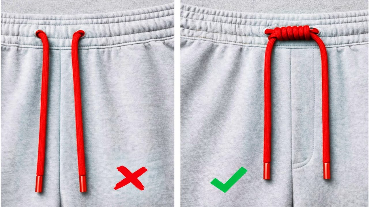 Smart Hacks to Tie Your Pants Drawstring | 3 Easy Knots with a Luxurious & Eye-Catching Look