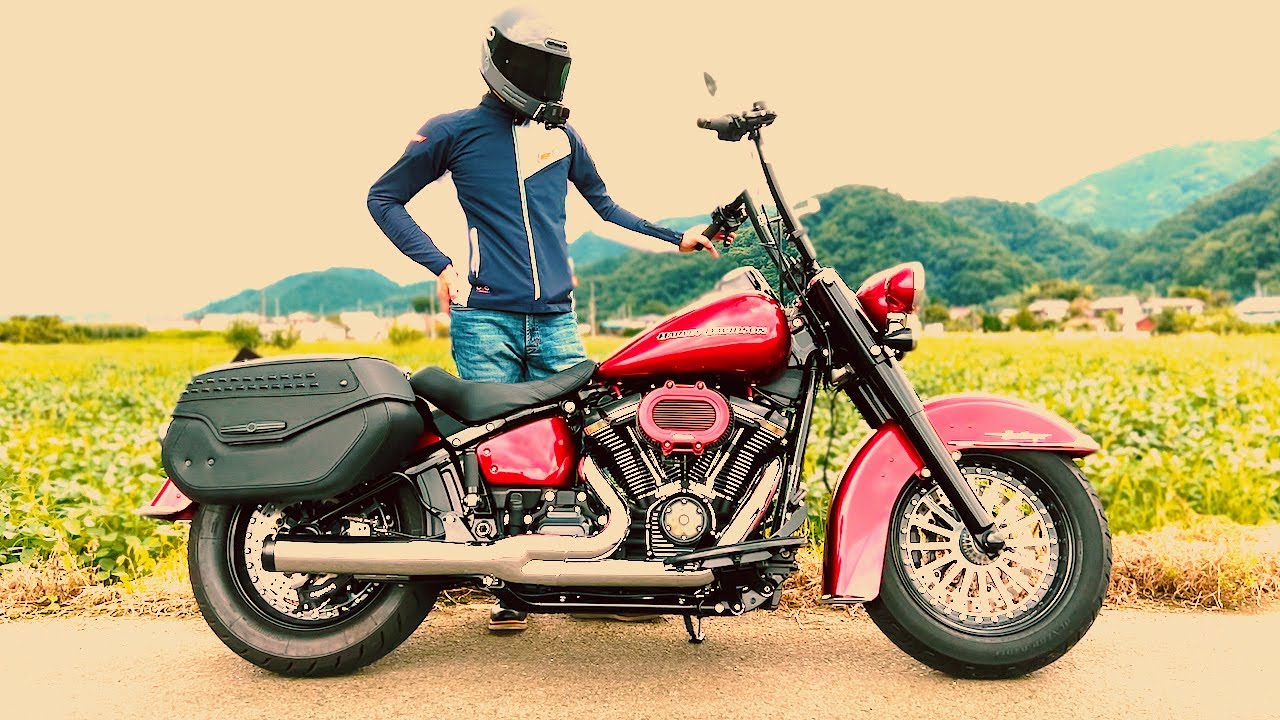 #6 Harley Davidson Heritage Classic 114  FLHCS｜custom referrals｜Rinehart raw exhaust sound only