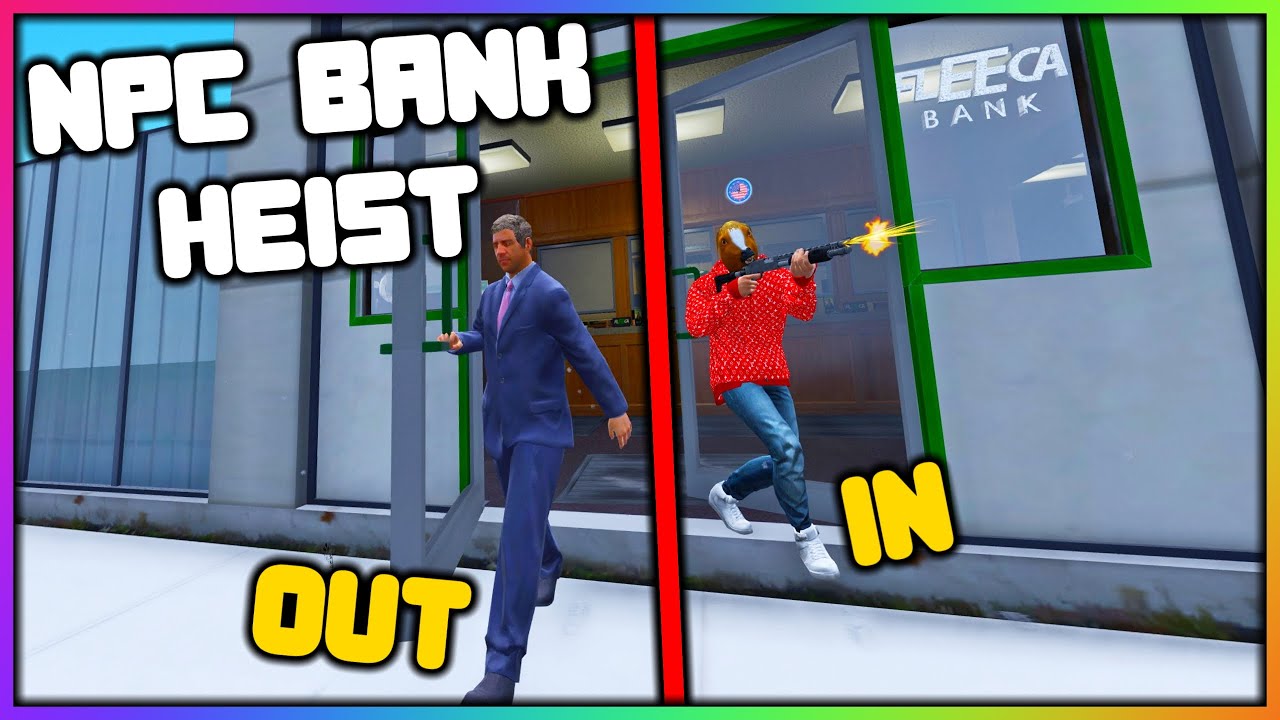 GTA 5 Roleplay - NPC BANK ROBBERY'S | RedlineRP