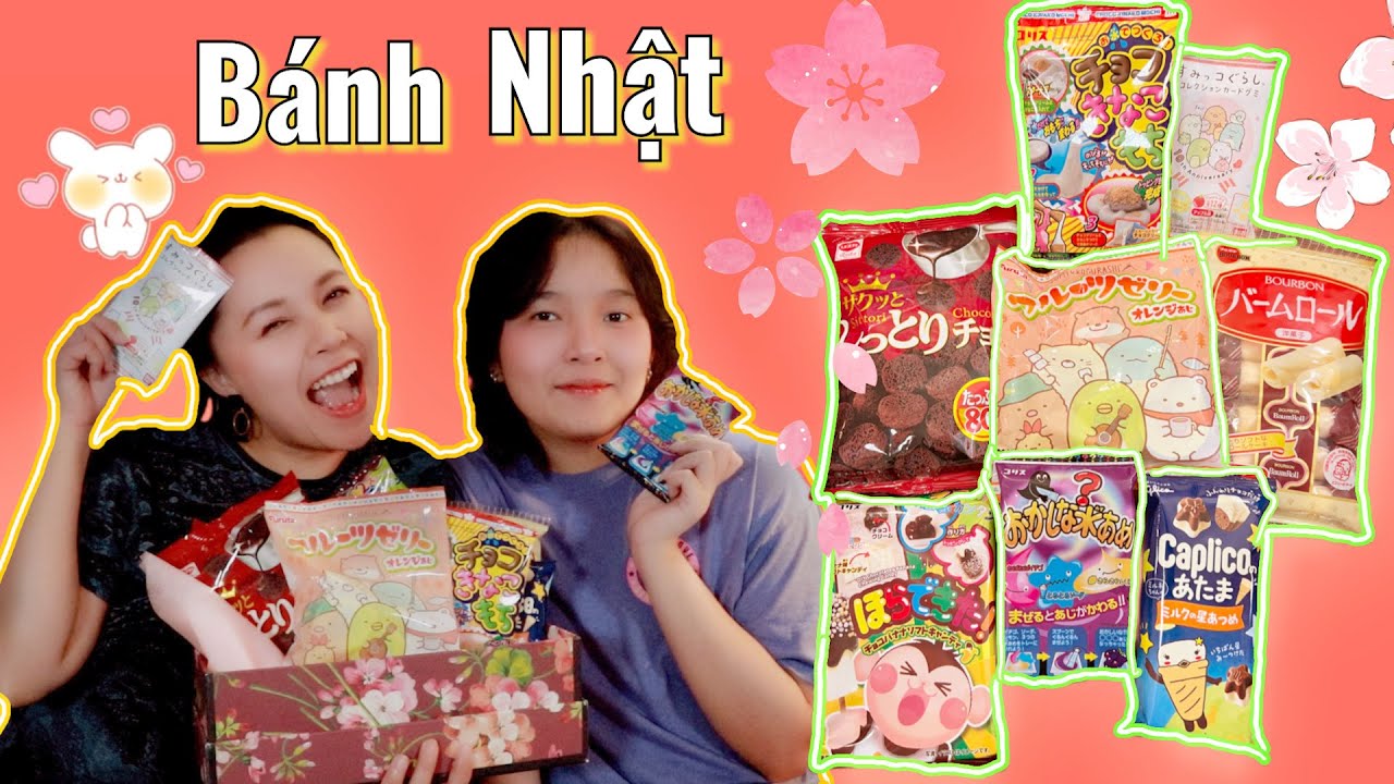 Cùng Bắp Và Khịa Thử Các Loại Bánh Lạ Từ Nhật