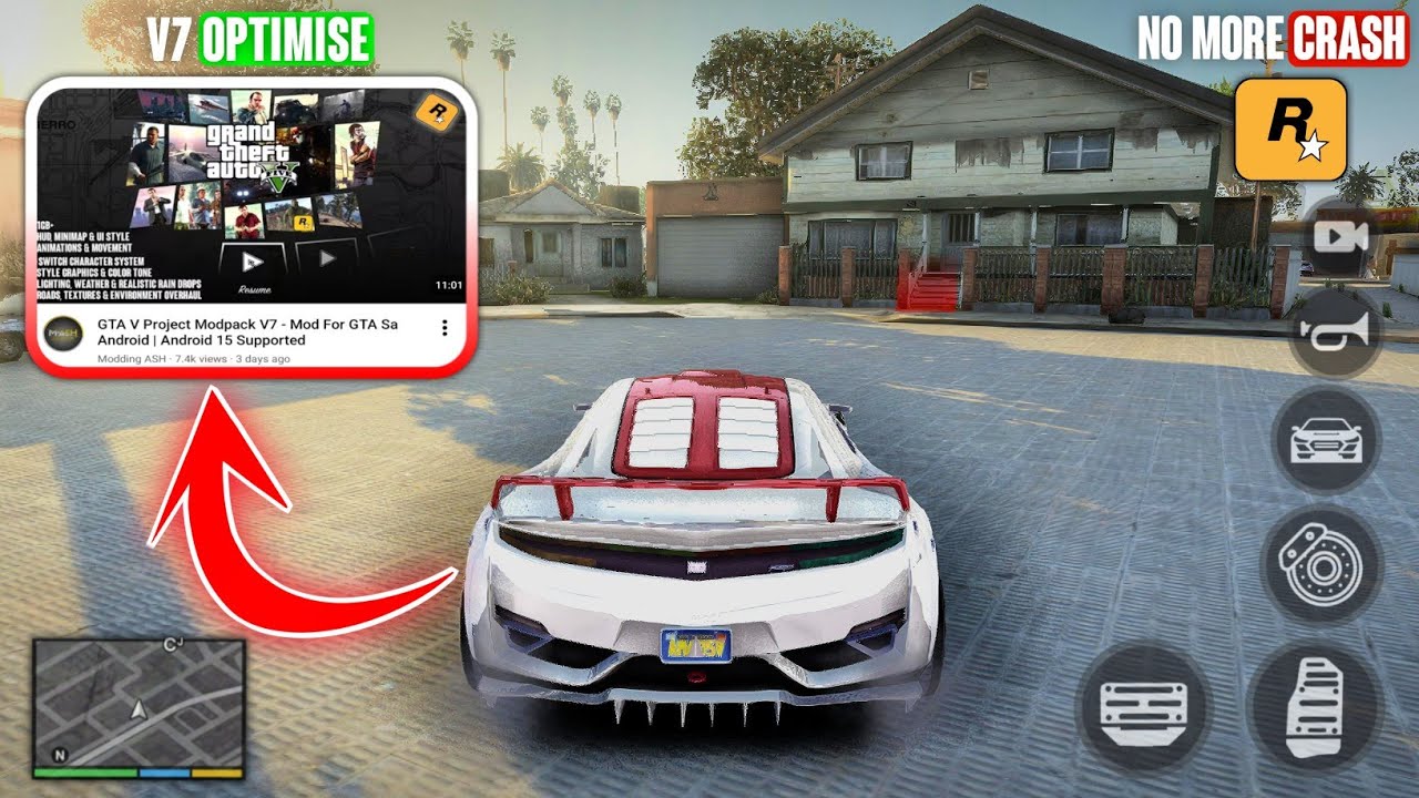 Модпак GTA V Project V7 оптимизирован для устройств с низкими и средними характеристиками | Подде...