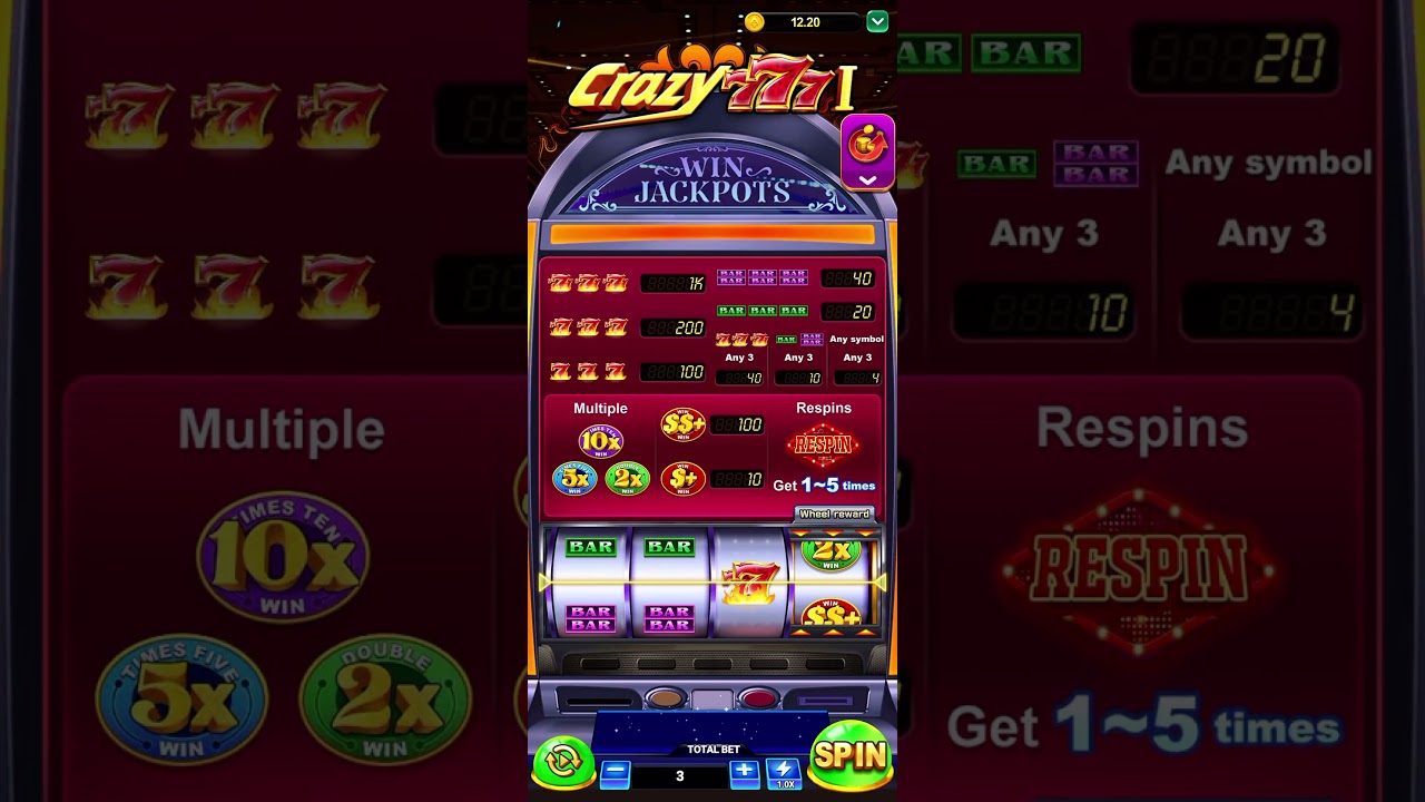 crazy 777 spin like crazy no jackpot