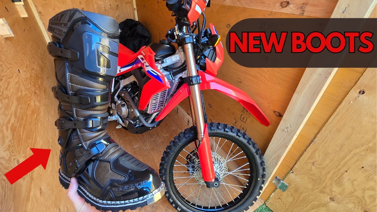 Первая поездка в ботинках Gaerne Fastback Enduro | CRF300L