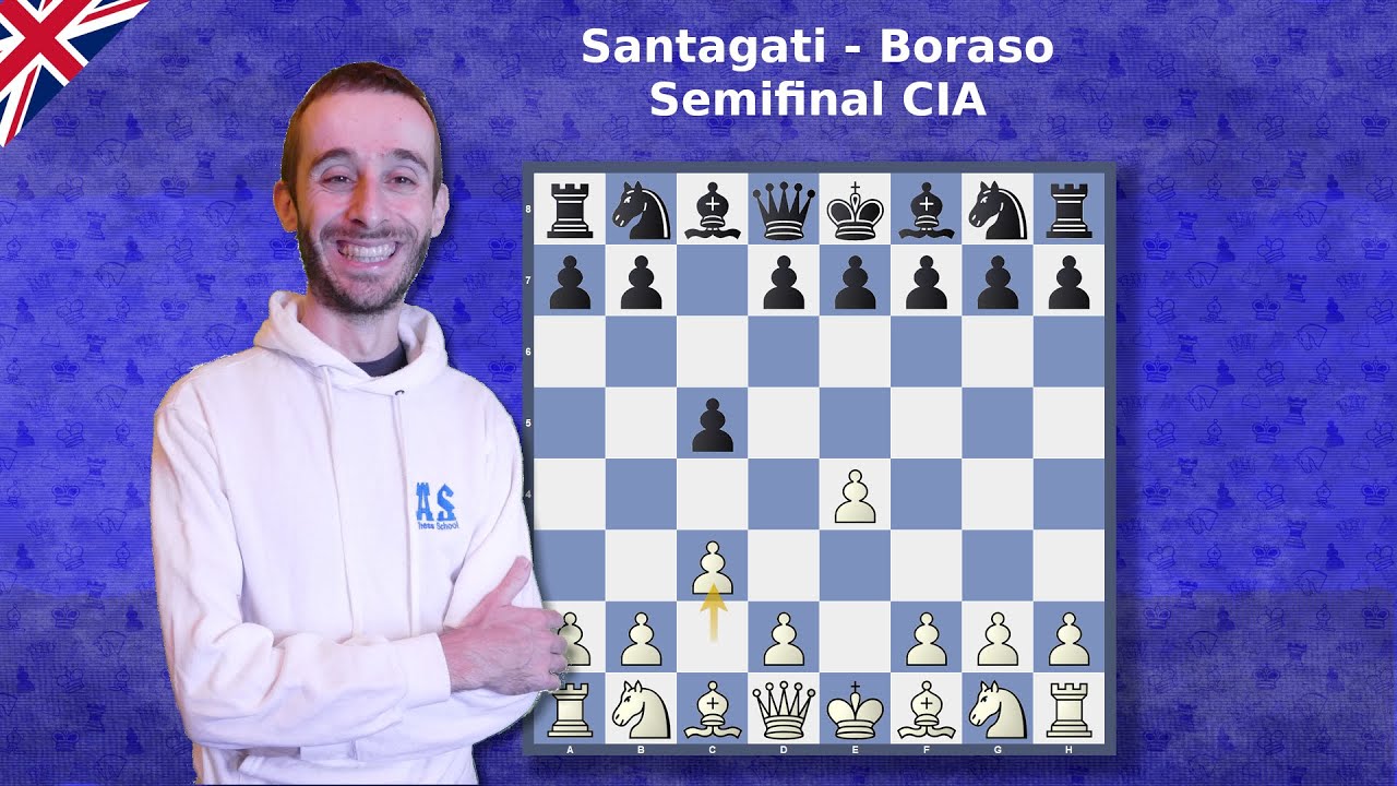 Sicilian - Alapin Variation - Middlegame without queens - Santagati vs Boraso Italian Semifinal