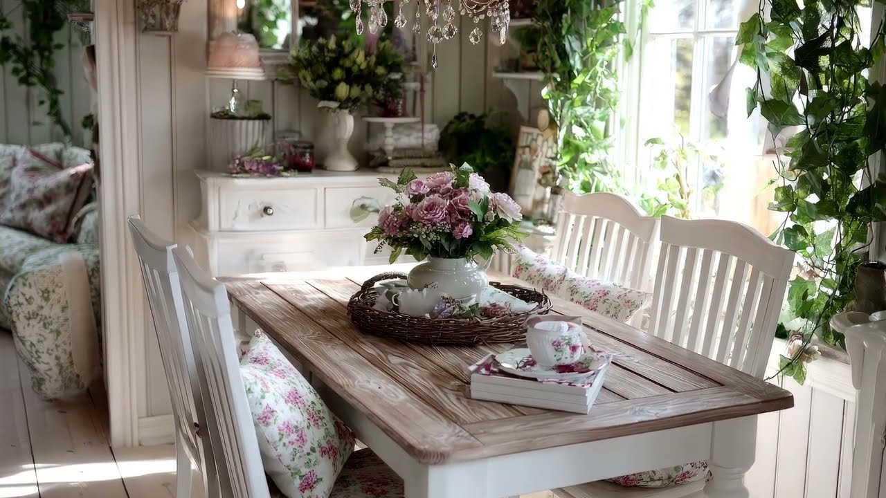 Sweet & Romantic Dining Room Decor 2026: Grandmacore, Cottagecore & Shabby Chic Inspiration