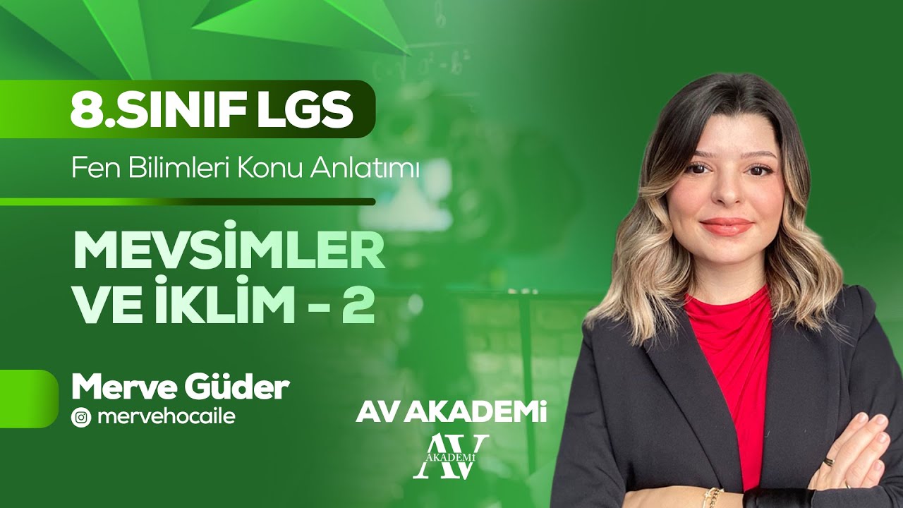 Av Yayınları | 8.Sınıf Fen Bilimleri Konu Anlatımı | Mevsimler ve İklim - 2