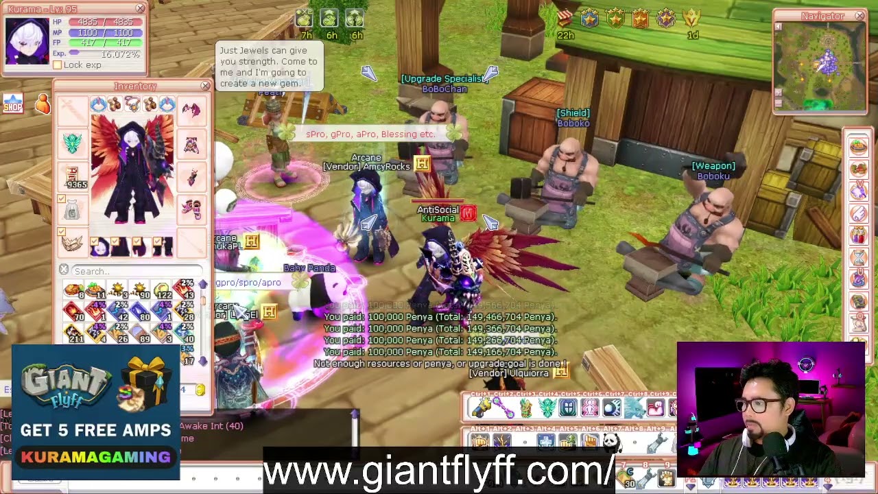 GIANT FLYFF / HOW TO UPGRADE ELEMENT