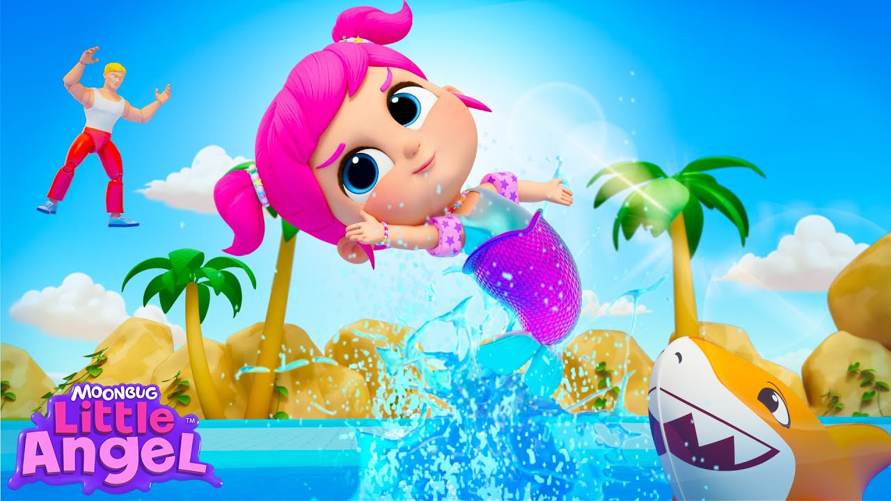 I'm a Mermaid Song | Little Angel Kids Songs & Nursery Rhymes
