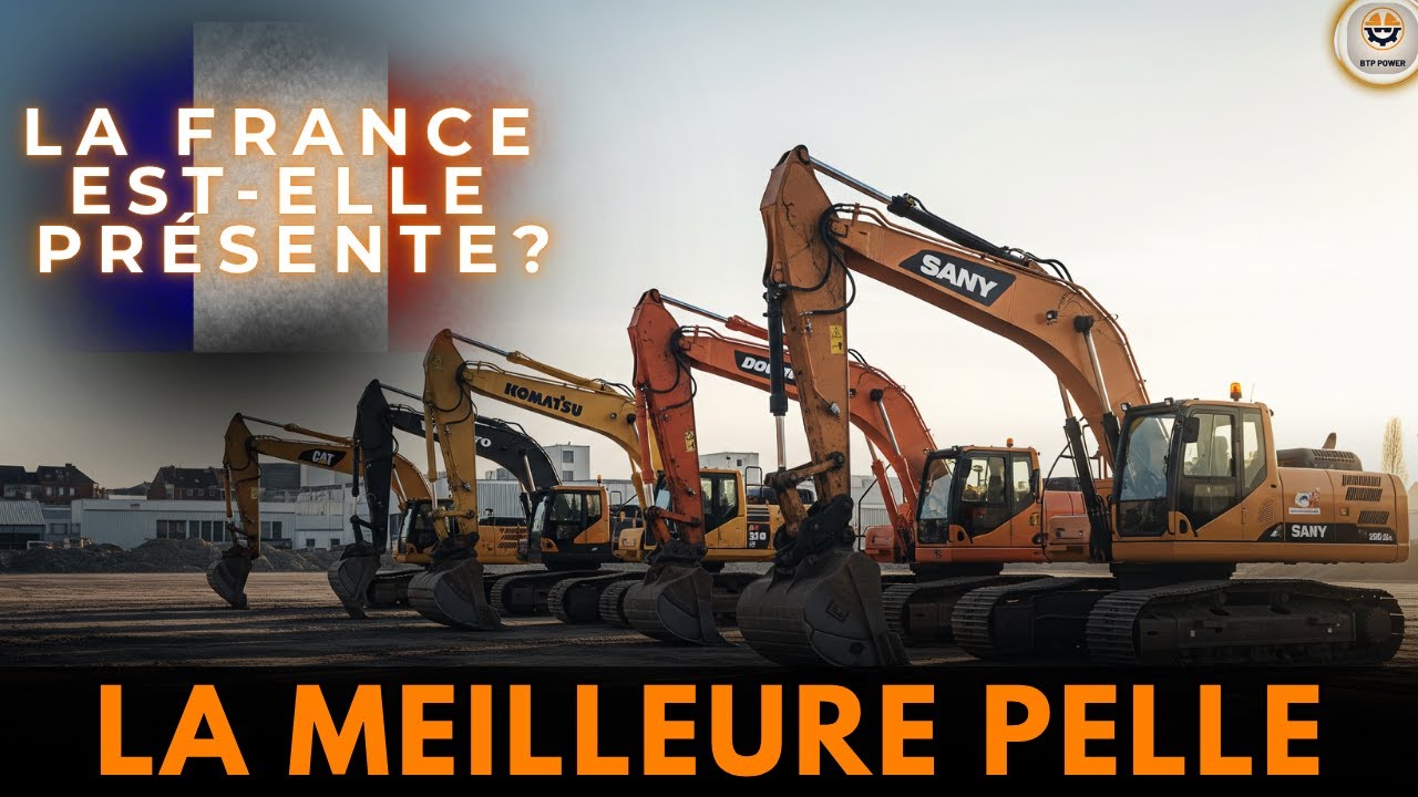Les meilleures pelles sur le march&eacute; du BTP &ndash; la France 🇫🇷 peut-elle rivaliser ?