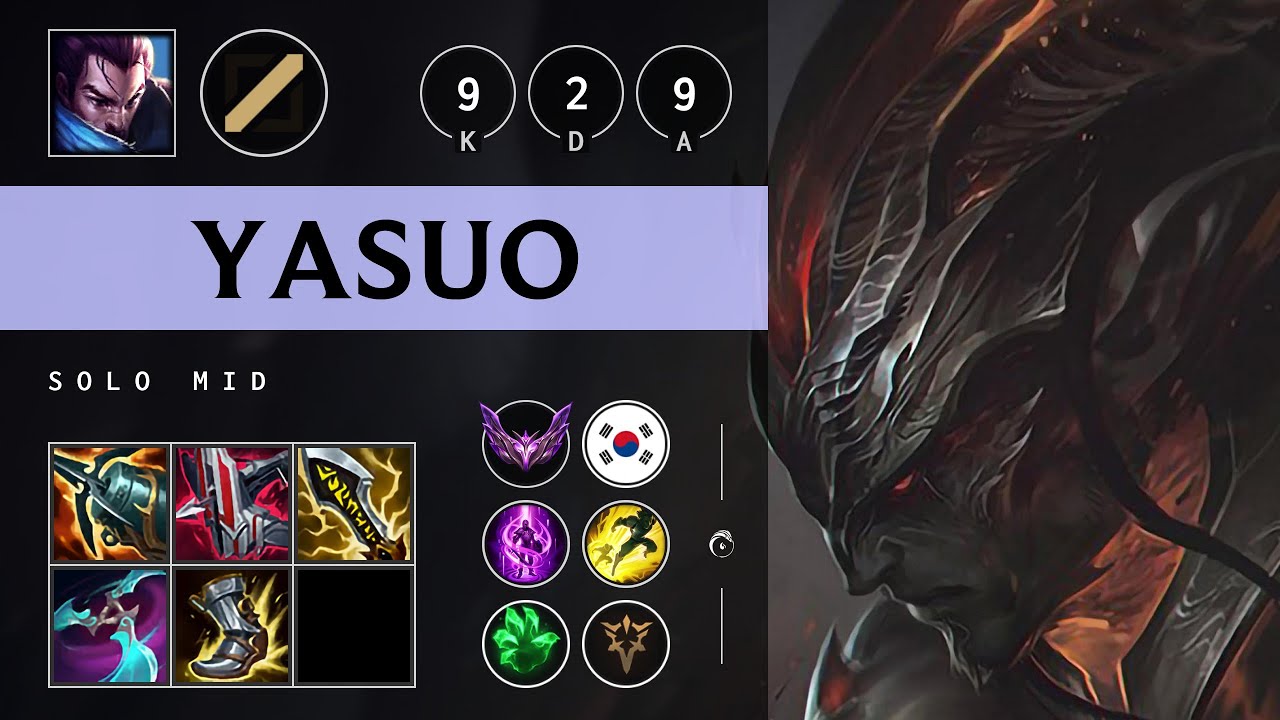 Yasuo Mid vs Zoe: Dominating - KR Master Patch 14.23