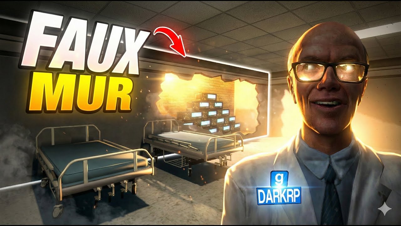 FAUX MUR ! (printers cachés dans l'hôpital)