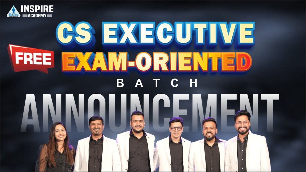 😍Долгожданное объявление о наборе на курс CS Executive Exam. БЕСПЛАТНЫЙ набор для руководителей F...