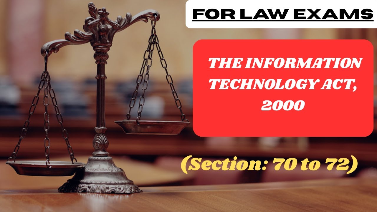 Section 70 to 72 of IT Act, 2000 Explained | Protected Systems, Cybersecurity & Data Privacy