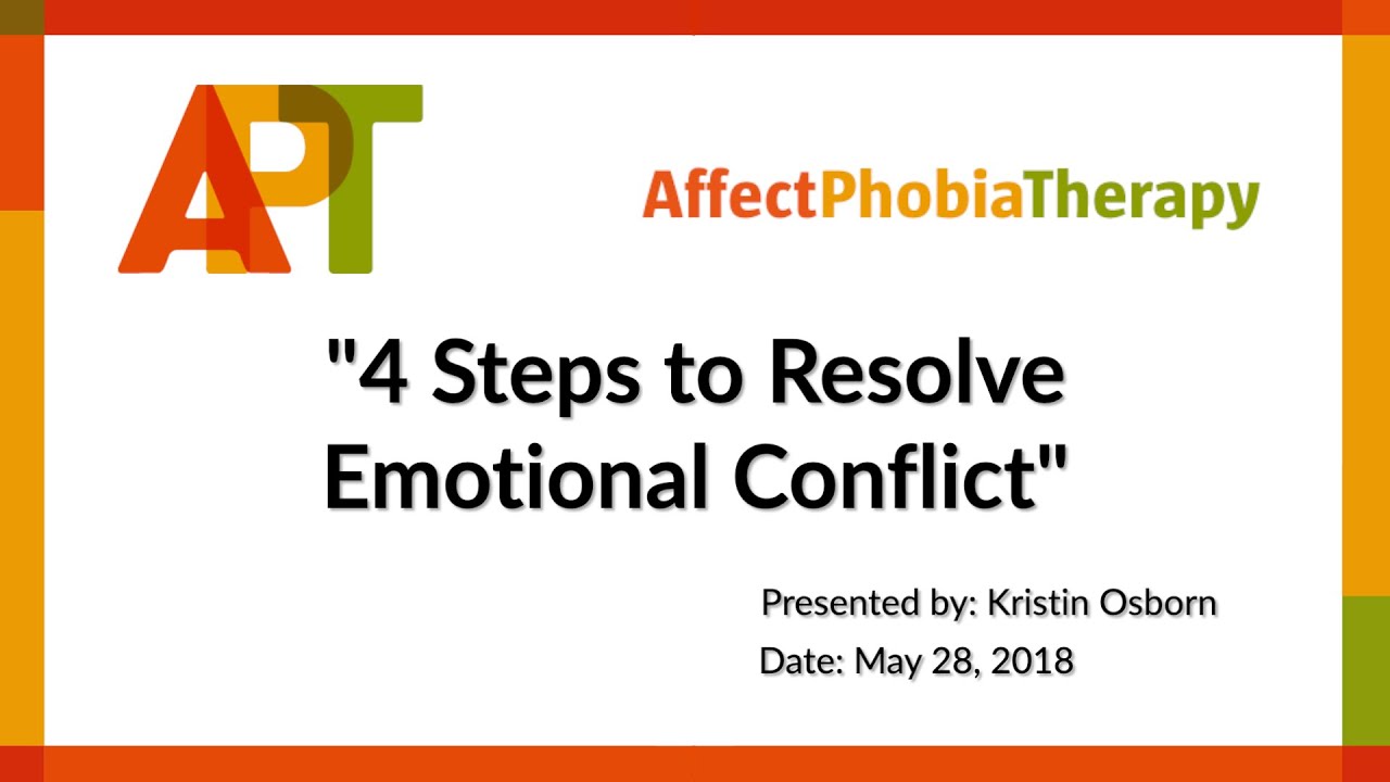 4 Steps to Resolve  Emotional Conflict with Kristin Osborn
