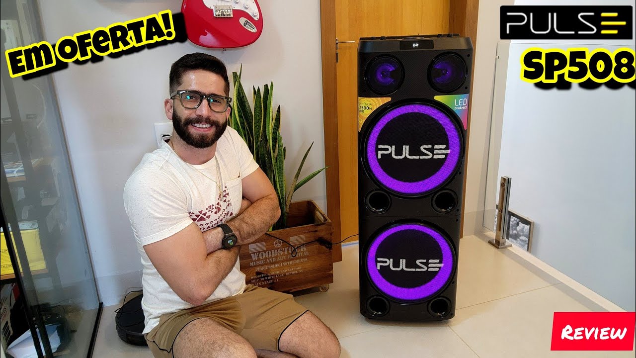 TORRE DE SOM PULSE DOUBLE 12 SP508 2300W: Com o GRAVE FORTE que a GALERA GOSTA! (Review)