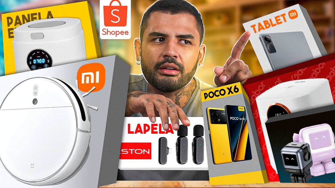 AIRFRYER E PANELA DA SHOPEE VALE A PENA? COMPREI TUDO!