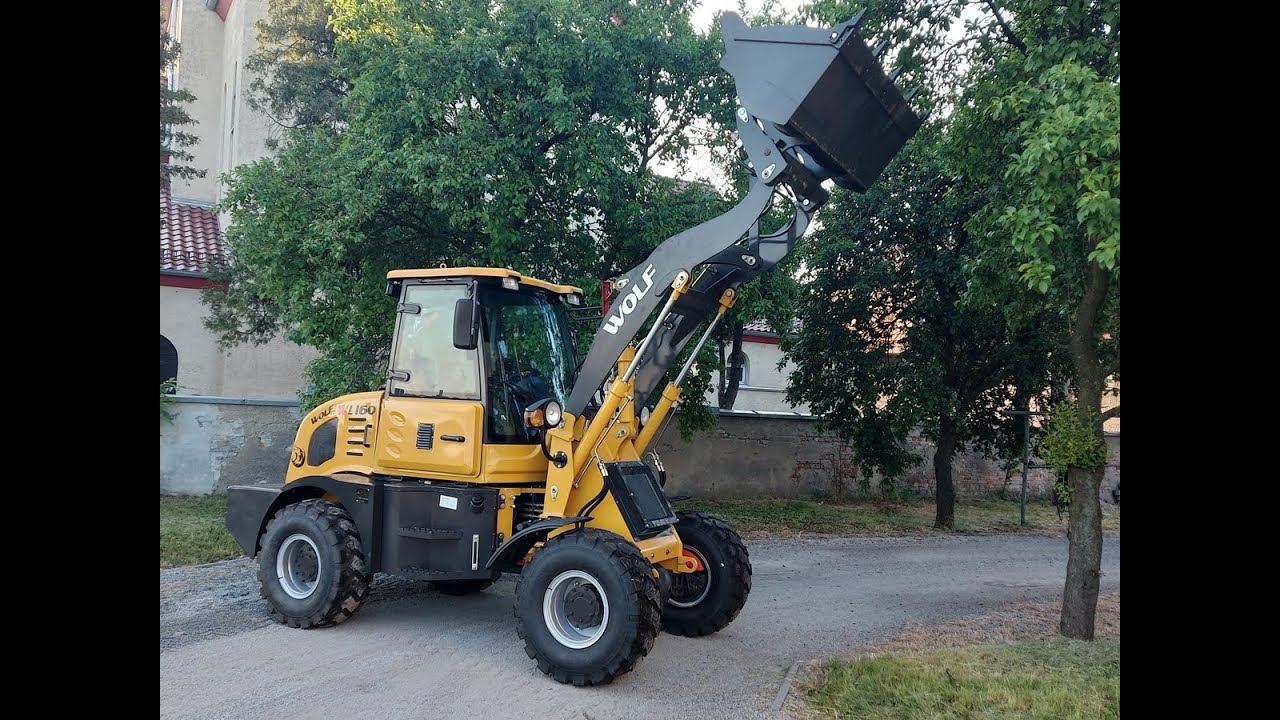 Ładowarka przegubowa WOLF WL160 - 2023 - jazda - www.ladowarki.info.pl