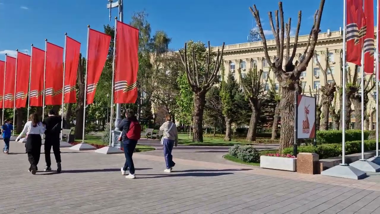 Stalingrad (Volgograd). Alley of Heroes Street / 04/29/2025