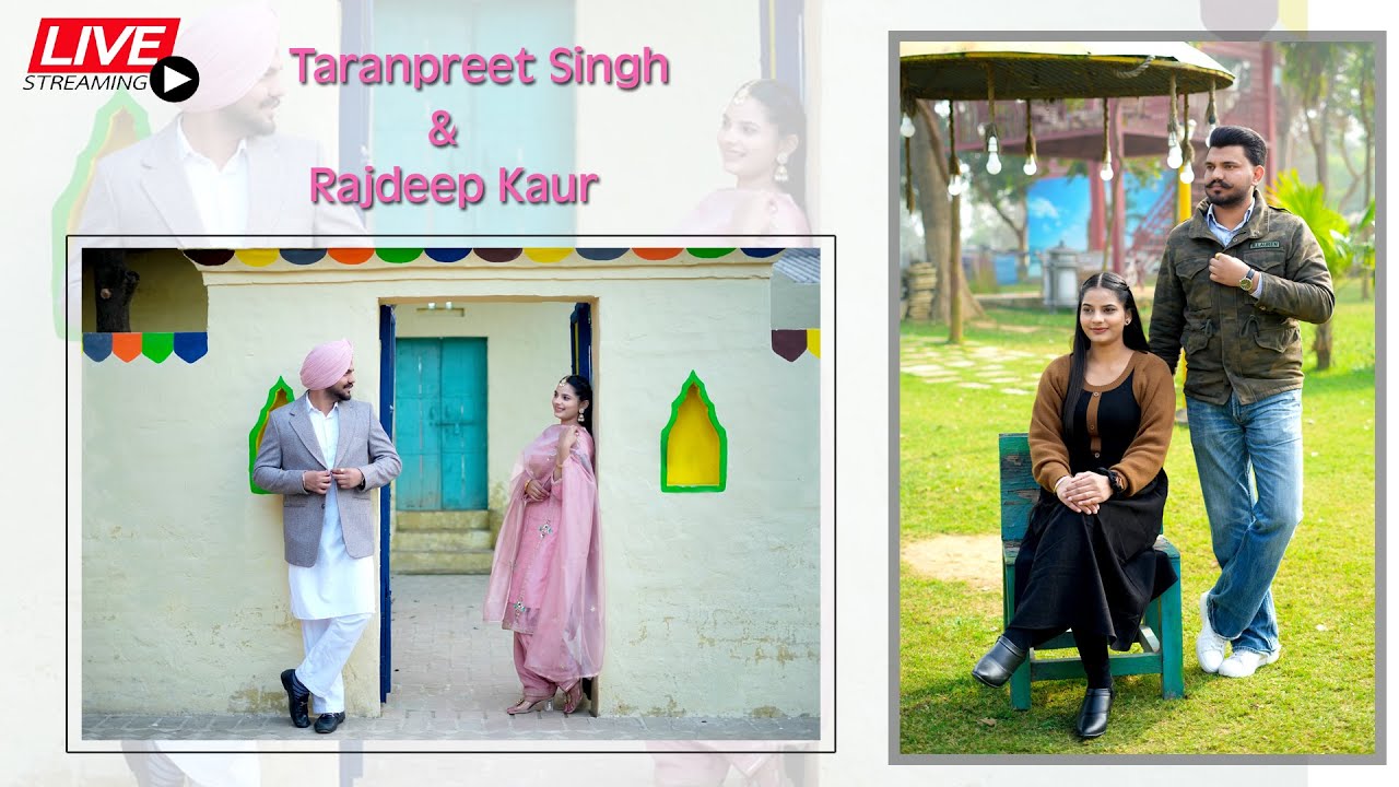 Taranpreet Singh 💞 Rajdeep Kaur 📸 Saini Studio Arno ☎️ 9876407872