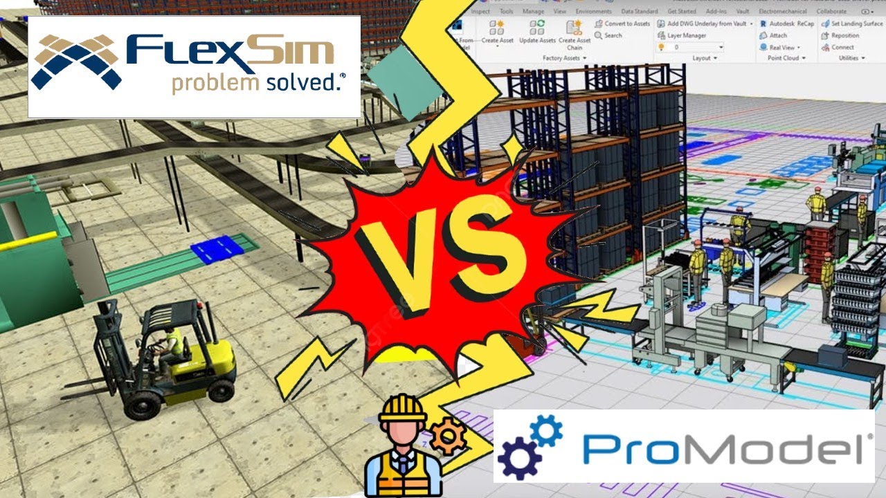 ProModel vs FlexSim, &iquest;Cu&aacute;l es MEJOR SOFTWARE de SIMULACI&Oacute;N para INGENIEROS INDUSTRIALES?