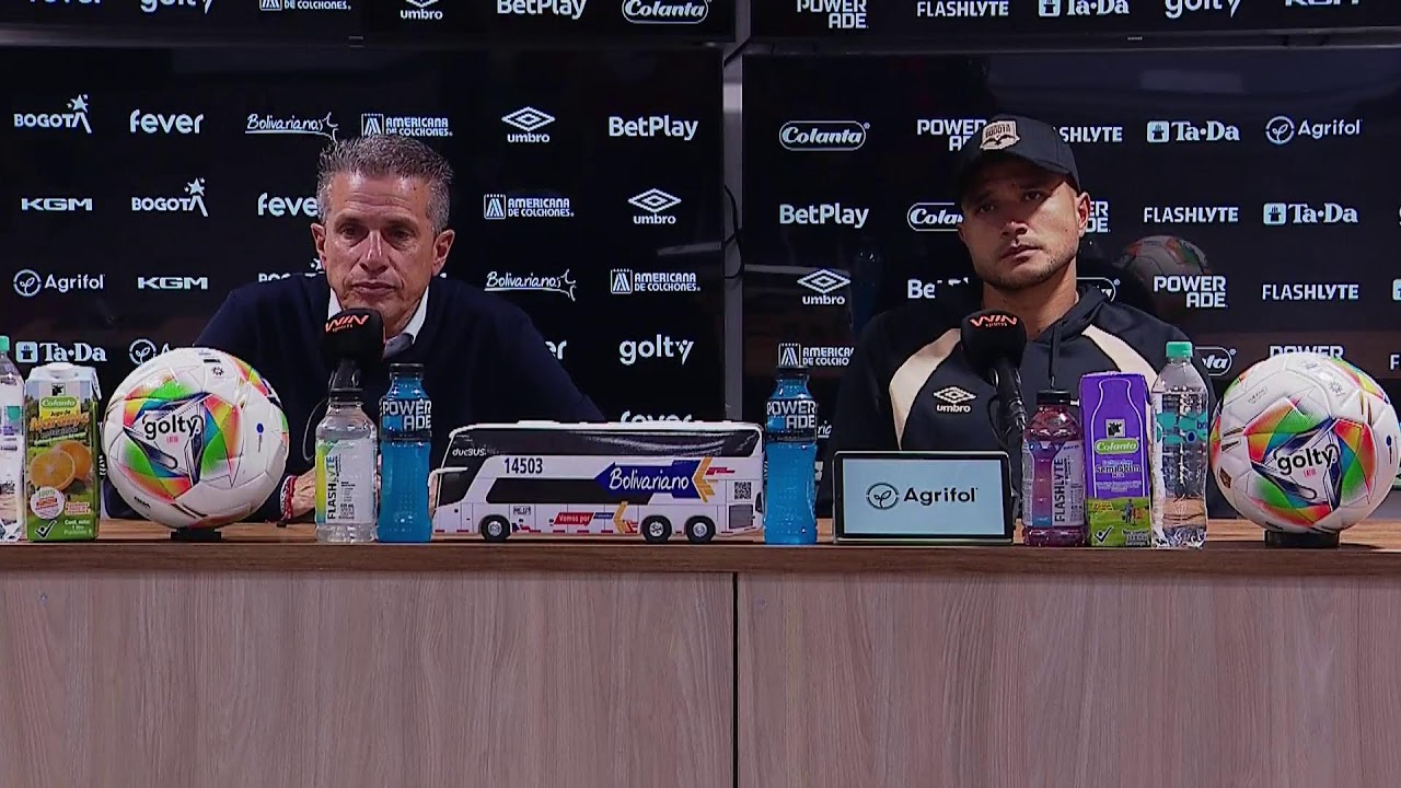 Rueda de prensa de Internacional de Bogotá tras su partido con Pereira