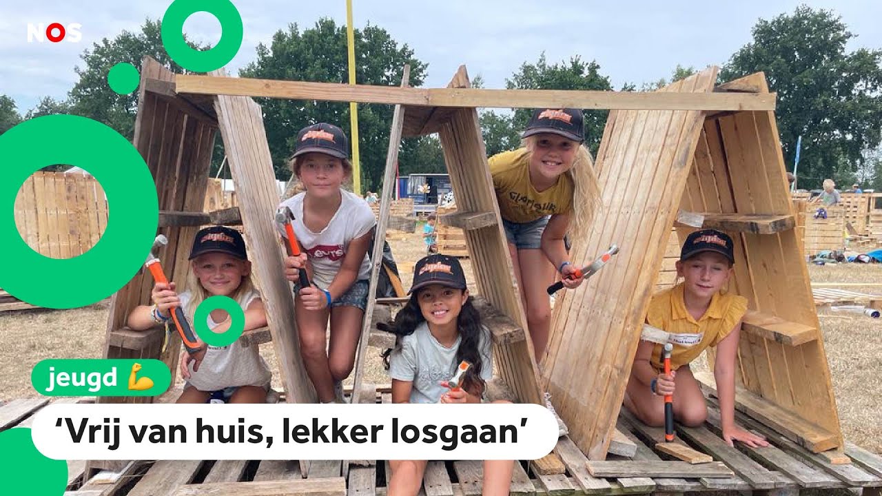 400 kinderen timmeren een eigen dorp
