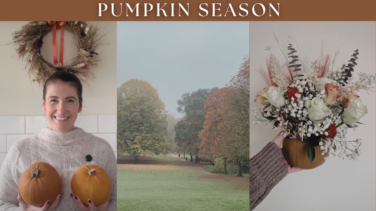 COSY OCTOBER VLOG;  Pumpkin DIY, Halloween Baking & Affordable Autumn Finds