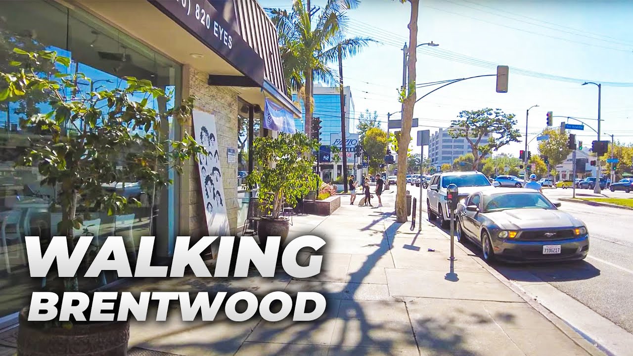 Walking Los Angeles : San Vincente Boulevard, Brentwood