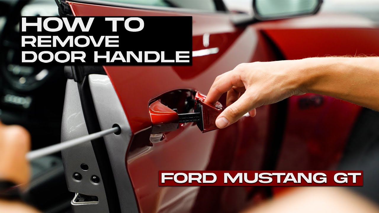 How to Remove Door Handle from Ford Mustang GT