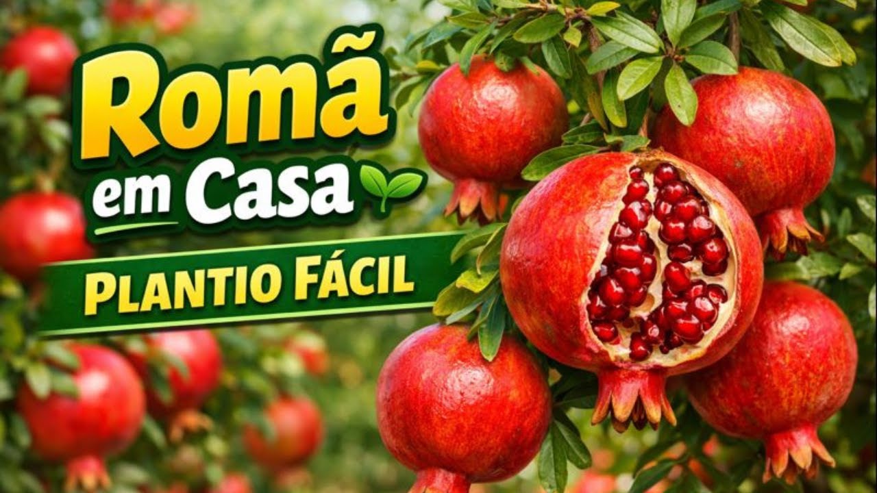 Plantando Pé de Romã 🌱 Dicas Práticas