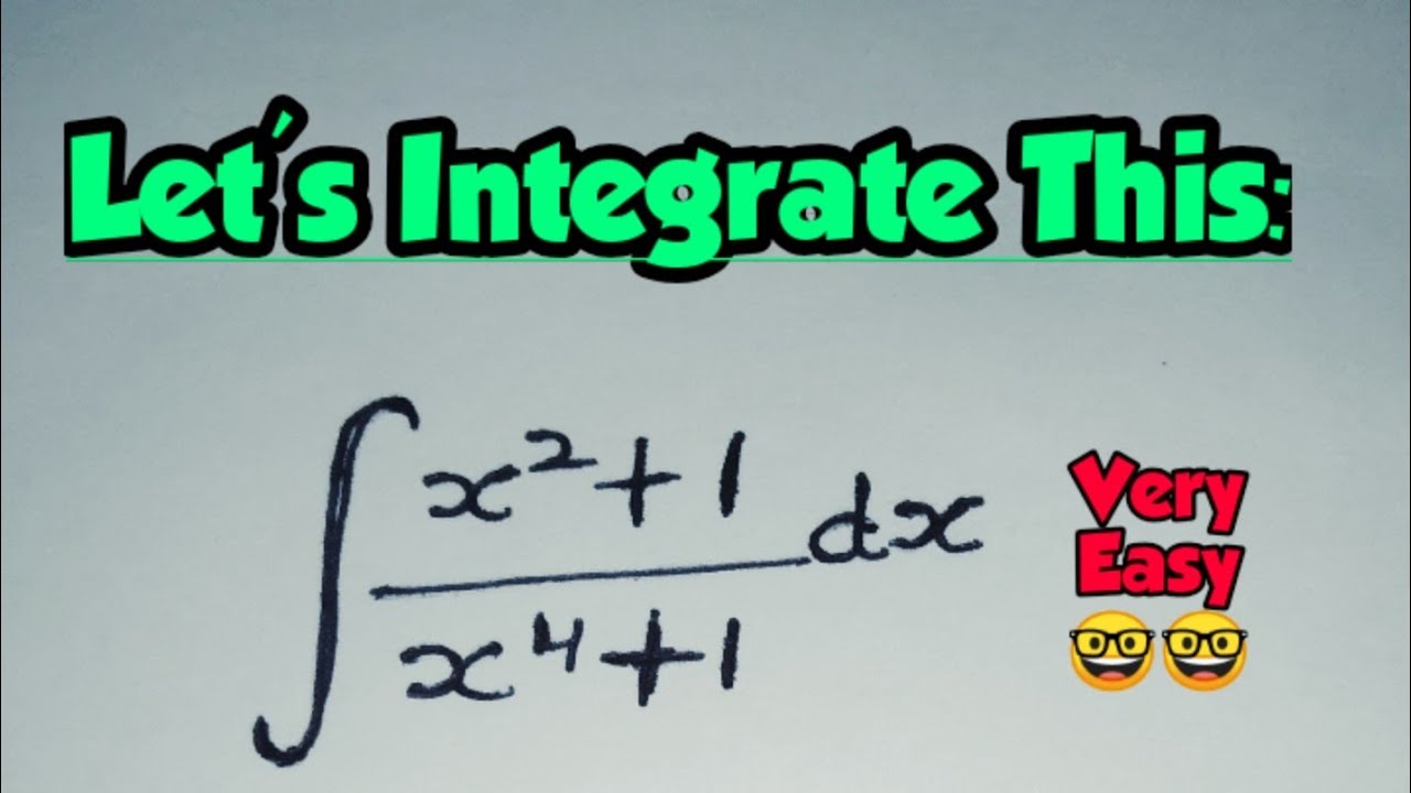 Integrate x²+1/x⁴+1 dx