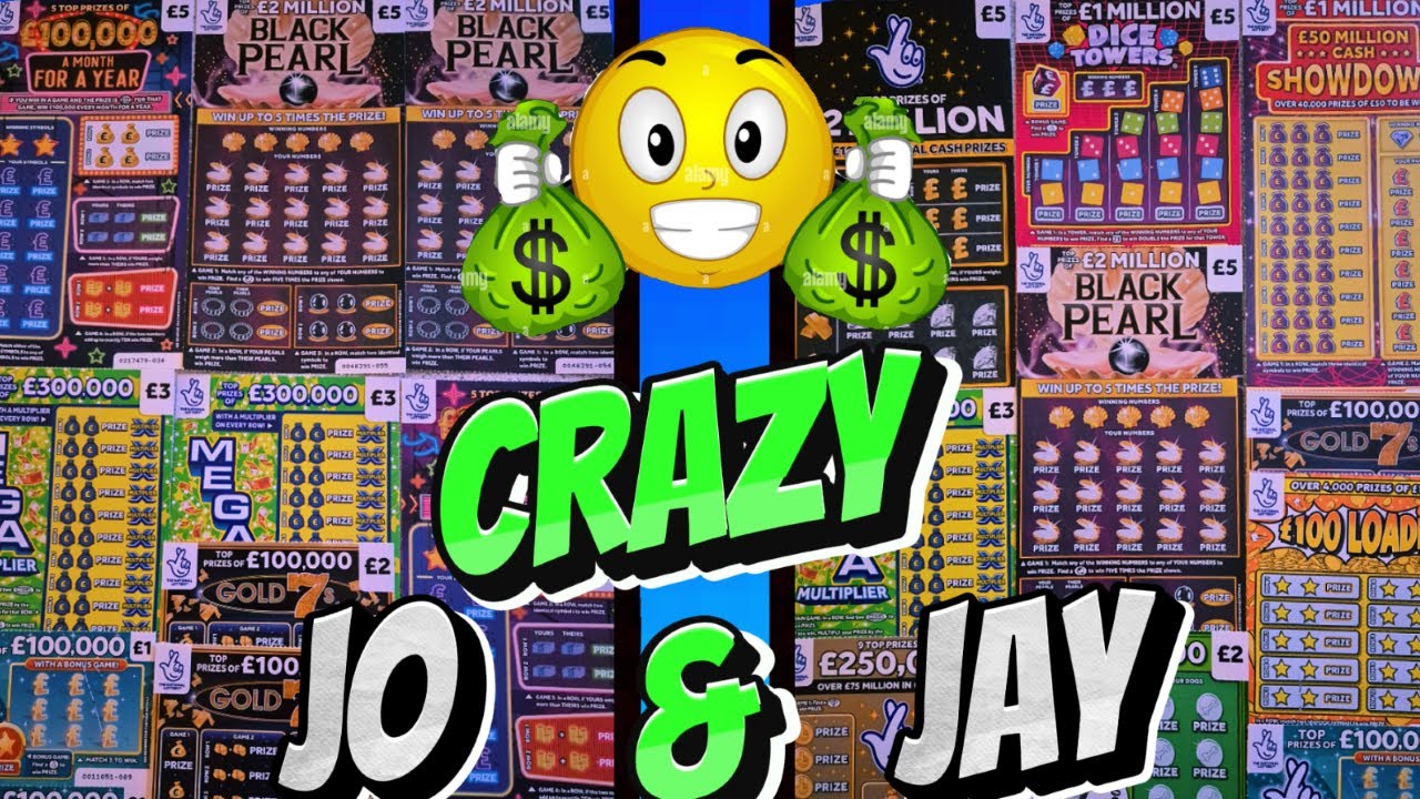 £64 CRAZY J'S COMBO SCRATCH CARD SESSION #scratch #crazy #scratchcards #lotto #WINNING