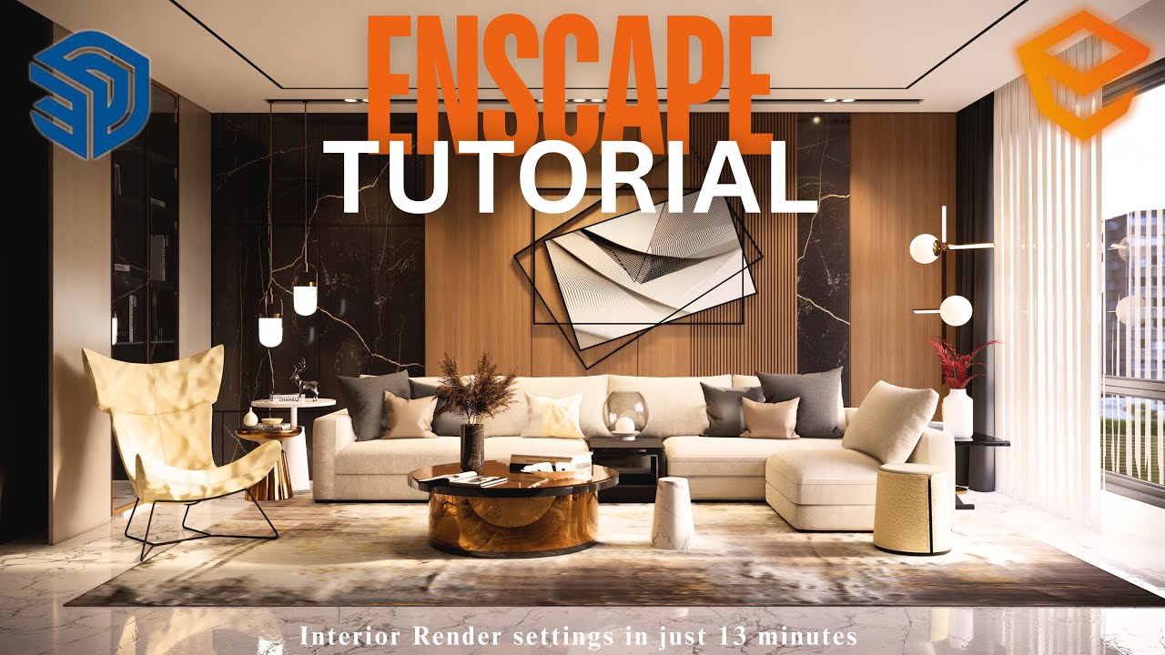 How i created realistic render in enscape in just 13 minutes | BuildNRender 