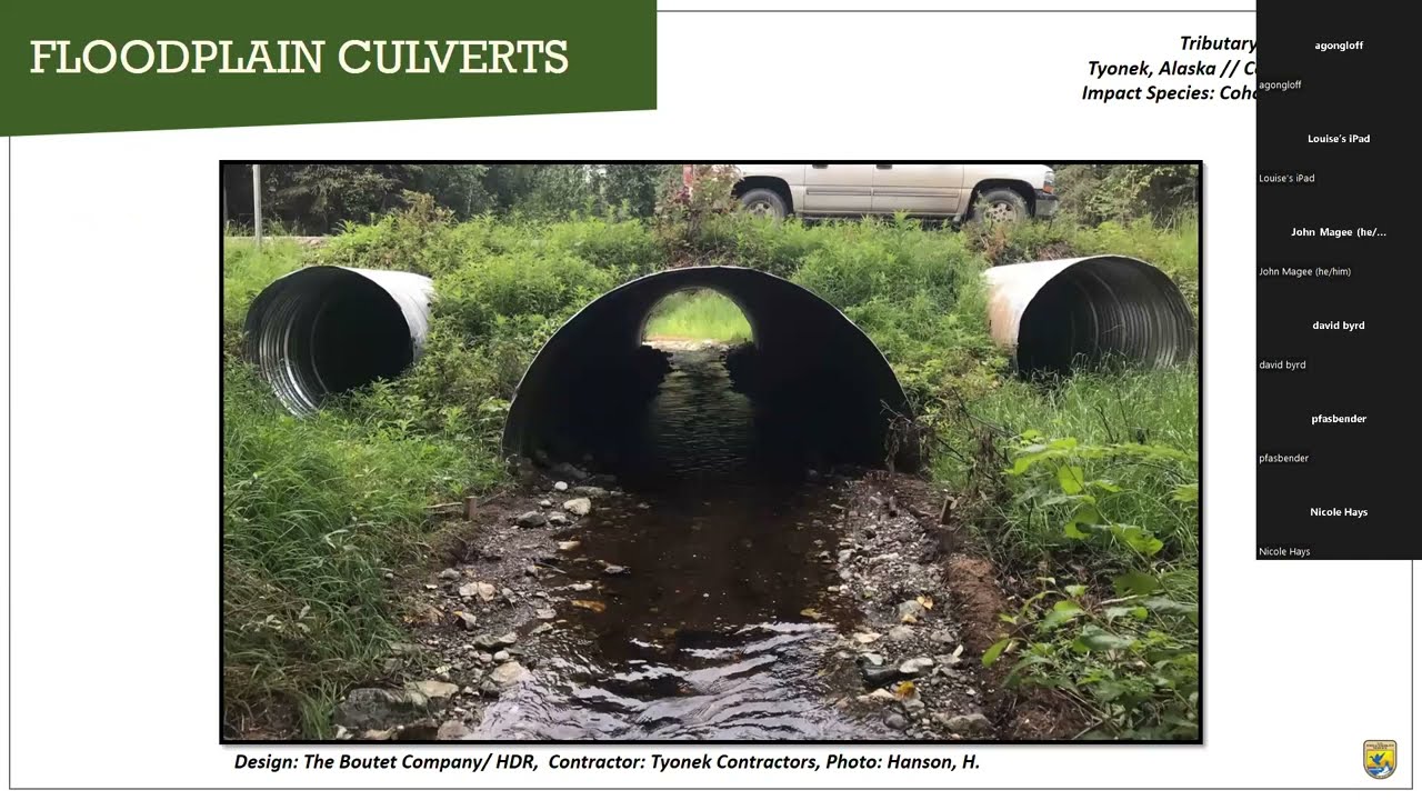 Restoring Ecological Function at Stream Crossings - Case Studies from Alaska