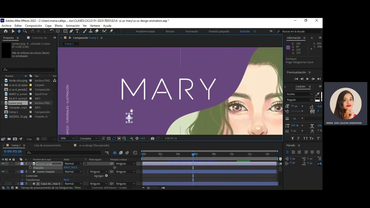 Trazado como recorrido para un elemento - After Effects