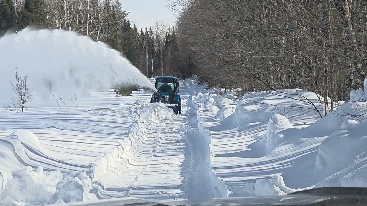 Moving deep snow in the U.P.